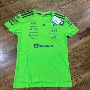 Brand new lime green adidas jersey
